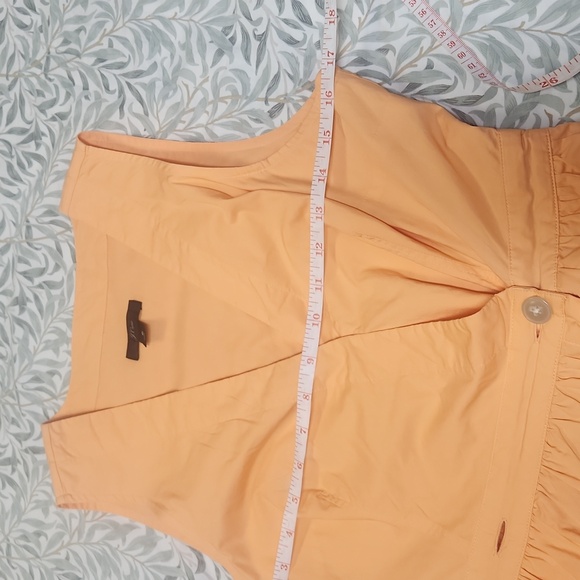 J. Crew peach colored buttondown dress, size 6 - Picture 11 of 11